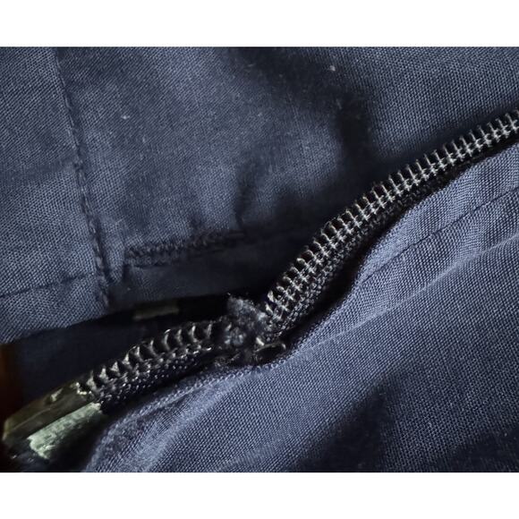 VTG Men’s Buick Mechanic Jacket Coat Large Blue Pockets Broken Zipper READ - Picture 7 of 8